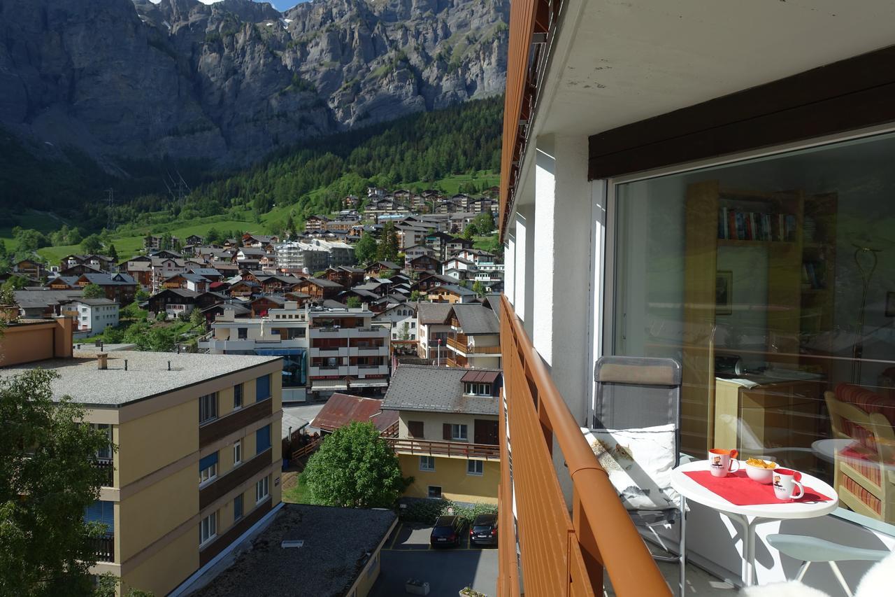 Studio Willimann Haus Dala Im 4 Stock Leukerbad Exterior photo